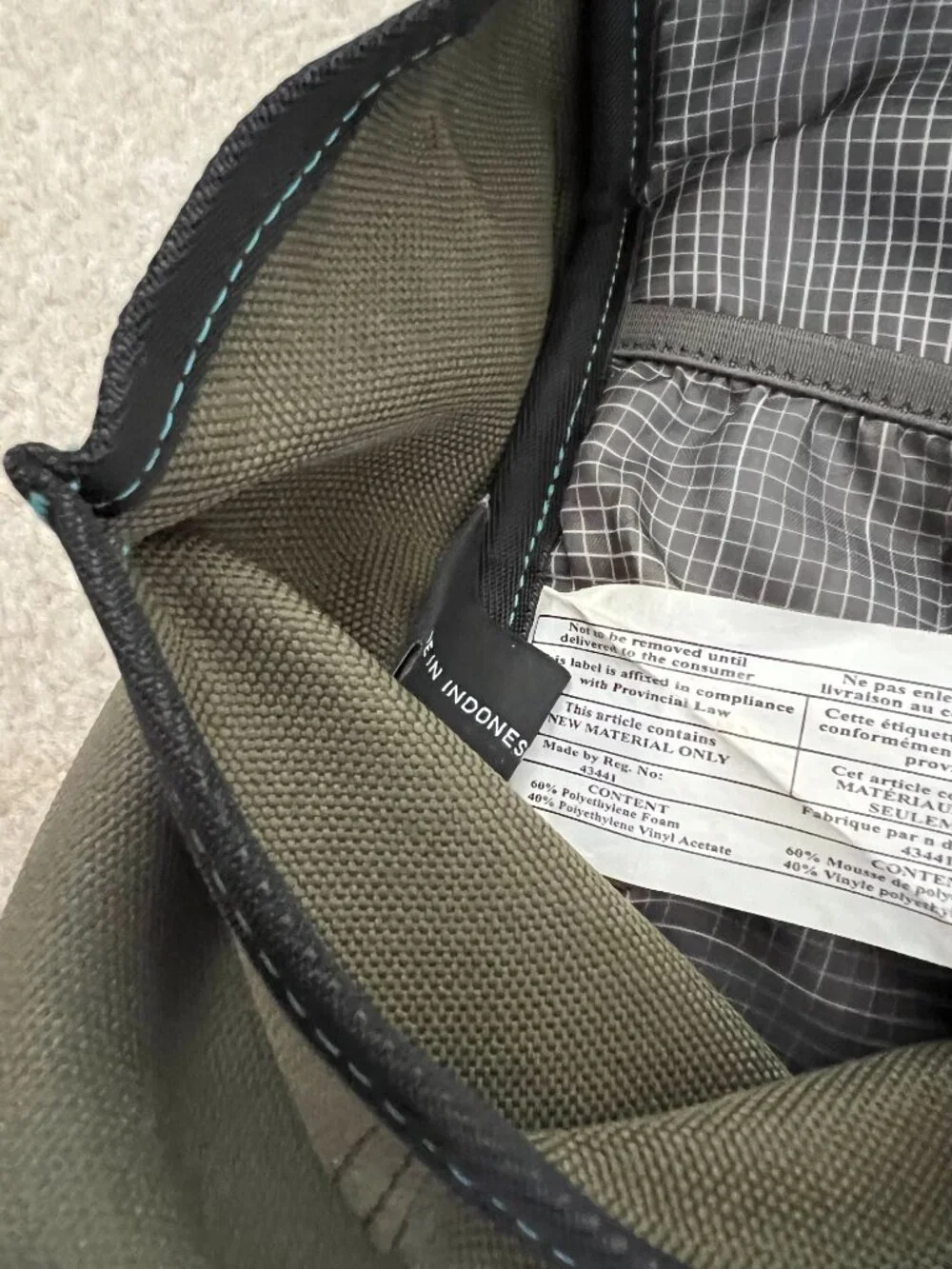 Timbuk2 Moby Laptop Backpack Olive Green Canvas Commuter Daypack School